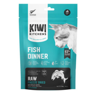 Kiwi Kitchens Raw Freeze Dried Fish Dinner Dry Cat Food 110 Gm