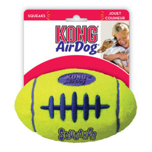 Kong Airdog Nonabrasive Felt Squeaker Toy For Dogs - Football 1 X Large