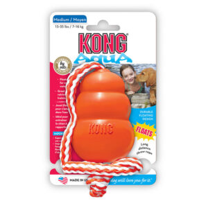 Kong Aqua Rope Water Float Toy For Dogs 1 X Medium