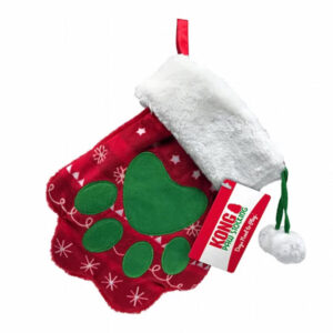 Kong Christmas Holiday Paw Stocking Toy For Dogs 1 Pack