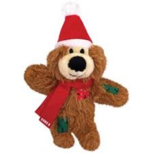 Kong Christmas Softies Bear Cat Toy Assorted Characters