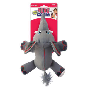 Kong Cozie Ultra Plush Squeaker Toy For Dogs - Ella Elephant 1 X Medium