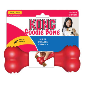 Kong Goodie Bone Rubber Toy For Dogs - Classic Red 1 X Small