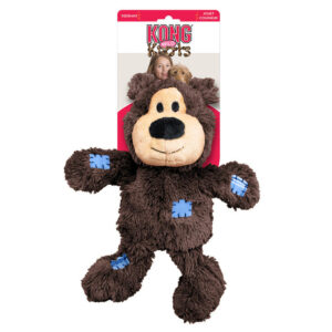 Kong Knots Wild Snuggle Plush Toy For Dogs - Bear 1 X Xlarge