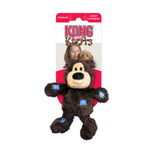 Kong Knots Wild Snuggle Plush Toy For Dogs - Bear 1 X Xsmall/Small