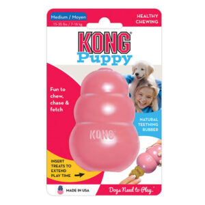 Kong Puppy Rubber Toy For Dogs 1 X Medium