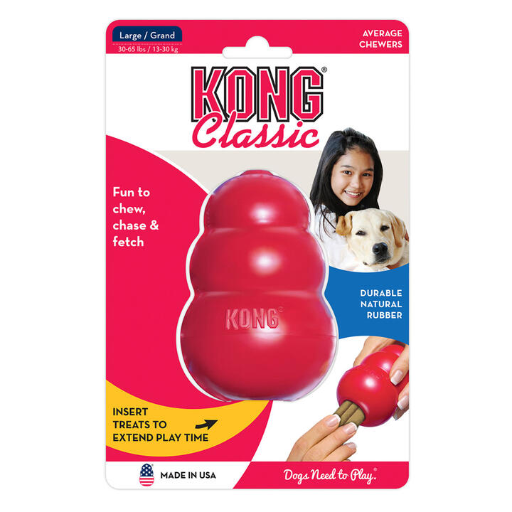 Kong Rubber Toy For Dogs - Classic Red 1 X Large