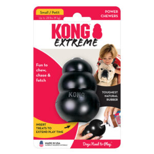 Kong Rubber Toy For Dogs - Extreme Black 1 X Medium