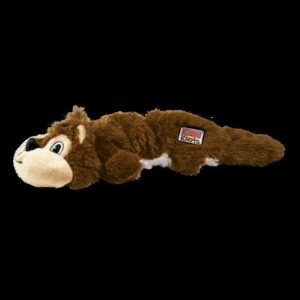 Kong Scrunch Knots Squirrel Dog Toy Brown
