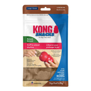 Kong Stuff'N Snacks Liver Recipe Treats For Dogs Large 312 Gm