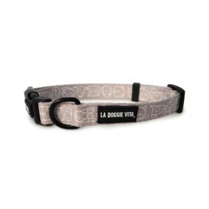 La Doggie Vita Collar Taupe
