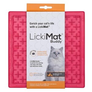 Lickimat Classic Buddy Cat Pink 1 Pack
