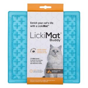 Lickimat Classic Buddy Cat Turquoise 1 Pack