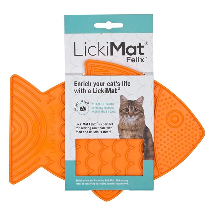 Lickimat Classic Felix Cat Orange 1 Pack
