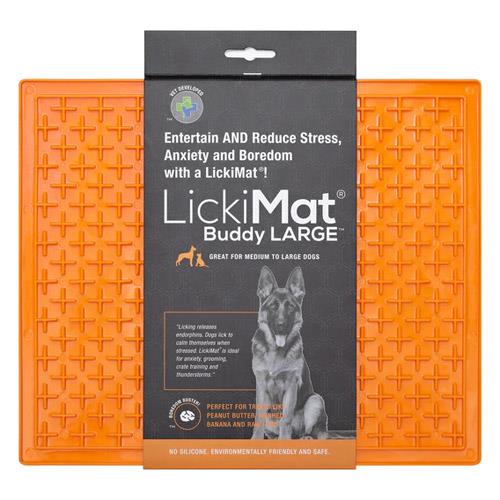 Lickimat Classic Playdate Dog Orange 1 Pack