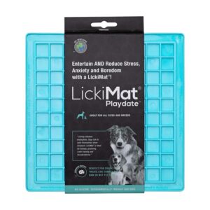 Lickimat Classic Playdate Dog Turquoise 1 Pack