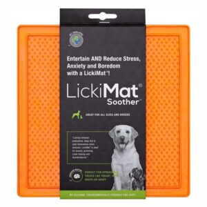 Lickimat Classic Soother Dog Orange 1 Pack