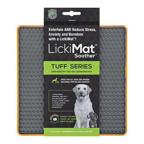 Lickimat Tuff Soother Dog Orange 1 Pack