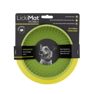 Lickimat Wobble Dog Green 1 Pack