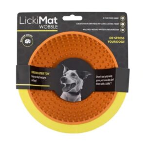Lickimat Wobble Dog Orange 1 Pack