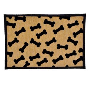 Loving Pets Dancing Bones Chenille Fashion Mat