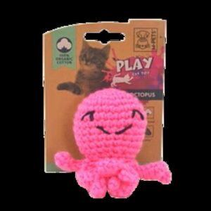 M Pets Octupus Plush Cat Toy Pink