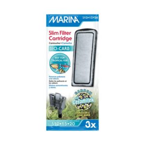 Marina Slim Power Filter Bio Carb Replacement Carbon Cartridge