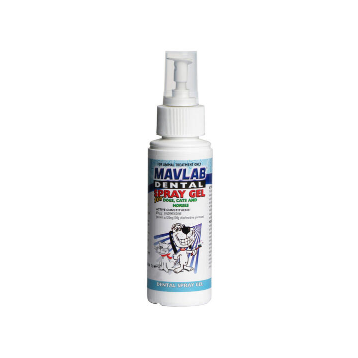 Mavlab Dental Spray Gel For Dogs, Cats & Horses 125 Ml