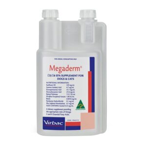 Megaderm Supplement For Dogs & Cats 1 Litres