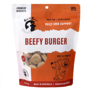 Mimi & Munch Beefy Burger Natural Dog Treats - 180gm 1 Pack
