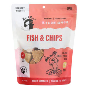 Mimi & Munch Fish & Chips Natural Dog Treats 180 Gm