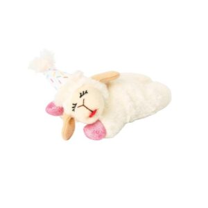 Multipet Birthday Lambchop Pink Plush Cat Toy