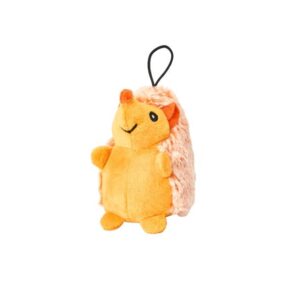 Multipet Mini Hedgehog Orange Plush Dog Toy
