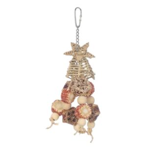Nature Island Pinecone Harvest Hanging Bird Toy