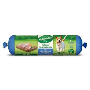 Natures Gift Chicken Vegetables Brown Rice Chilled Dog Food Roll