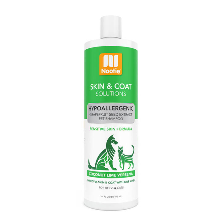 Nootie Skin & Coat Solutions Hypoallergenic Coconut Lime Verbena Shampoo For Dogs & Cats 473 Ml