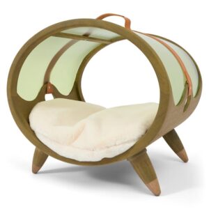 Nujiao Fun Tunnel Bed Green For Cats And Dogs