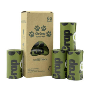 Oh Crap - Compostable Dog Poop Bags 60 Bags