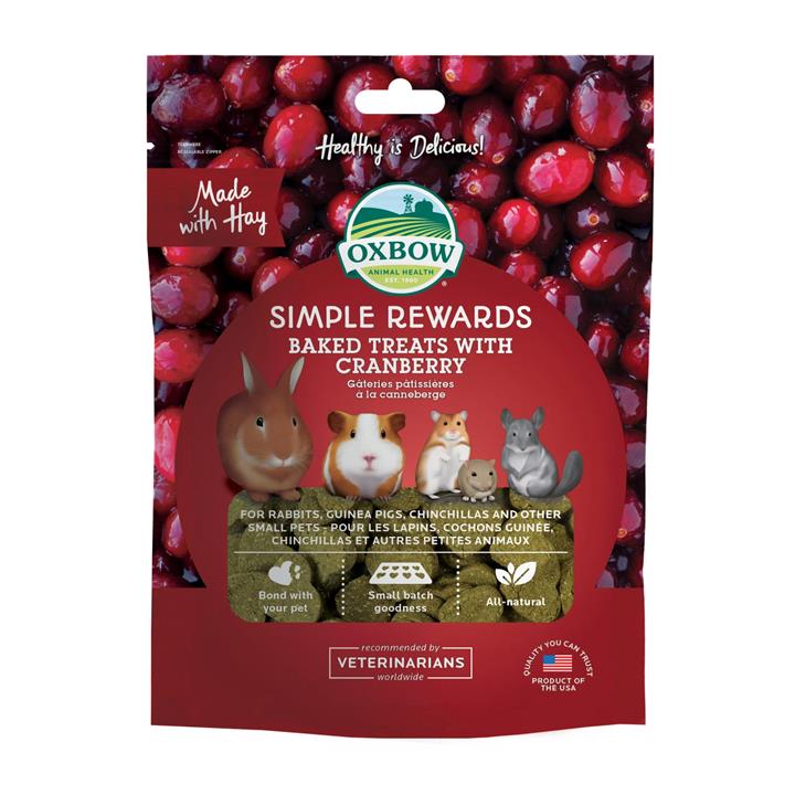 Oxbow Cranberry Treats 255 Gm