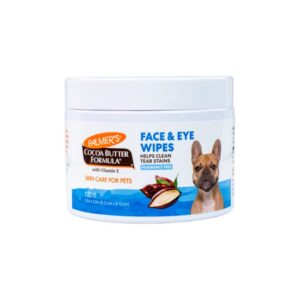 Palmers For Pets Dog Facial Cleansing Grooming Pads With Cocoa Butter
