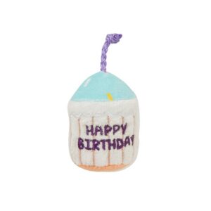 Paws For Life Cat Birthday Cupcake Blue