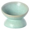 Paws For Life Ergonomic And Elevated Ceramic Pet Bowl Sage