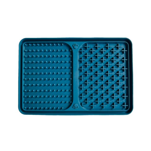 Paws For Life Extra Large Rectangle Lickmat Blue