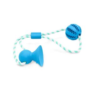 Paws For Life Rope And Ball Toy With Suction