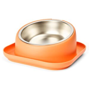 Paws For Life Stainless Steel Pet Bowl Orange