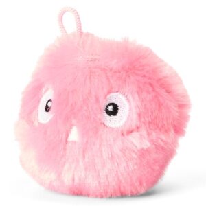 Pet Gravity Plush Chirping Ball Cat Toy Pink