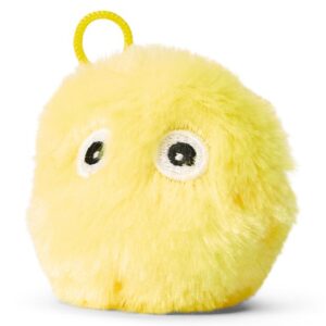 Pet Gravity Plush Chirping Ball Cat Toy Yellow