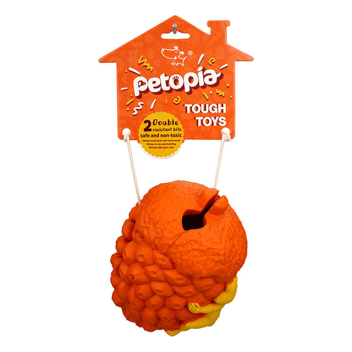 Petopia Ultra Tough Dog Toy Pine Cone Small 11 Pack