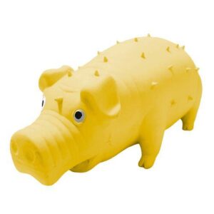 Petset Squeaky Pig Toy Yellow