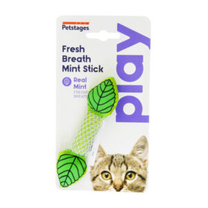 Petstages Fresh Breath Mint Stick Cat Toy 1 Pack